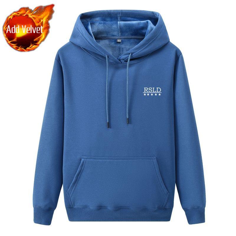 Warm Men's Hooded Sweatshirt Letters Designer Harajuku Fashion Overfit Cheap Y2k Vintage Streetwear Tops 90s Winter Male Hoodie