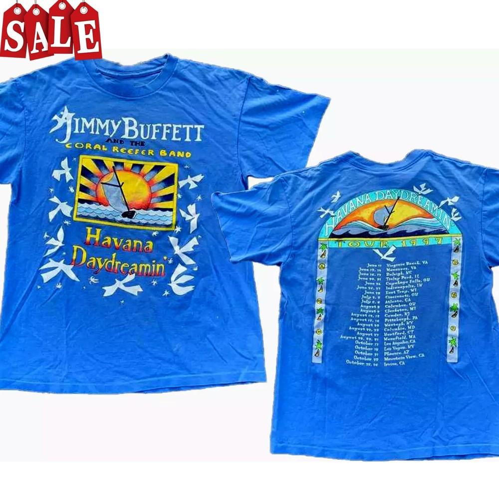 Vintage Jimmy Buffett Concert Unisex S235XL Shirt BL1.95 Unisex T-Shirt L