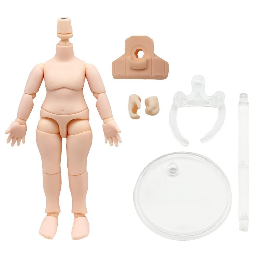 DOD body 10cm movable figure suitable for Obitsu doll 11cm, GSC, 1/12BJD head (Normal White+A)