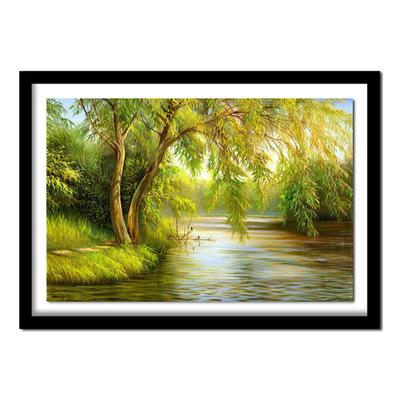Diamant Rond Complet Paysage Nature Diamant 5d Bricolage Peinture Diamant Images en Cristal Strass