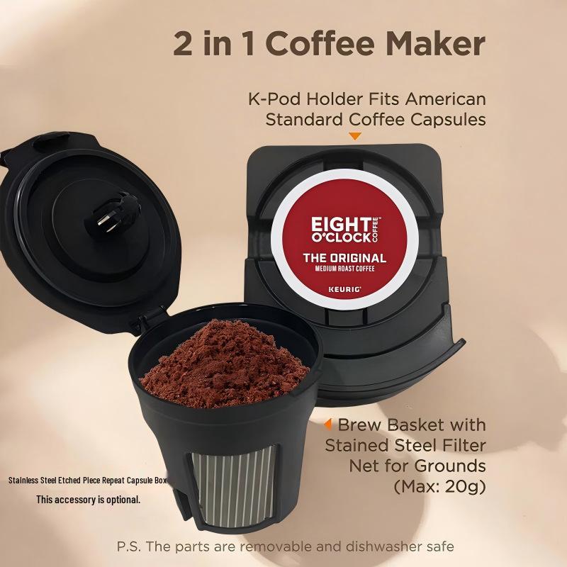 Mini Italian Multi-Functional Automatic Single-Cup Coffee Machine