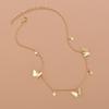 C207 Hot-Selling Sequin Star Butterfly Necklace Fresh Style Love Romantic Chain Necklace Lock