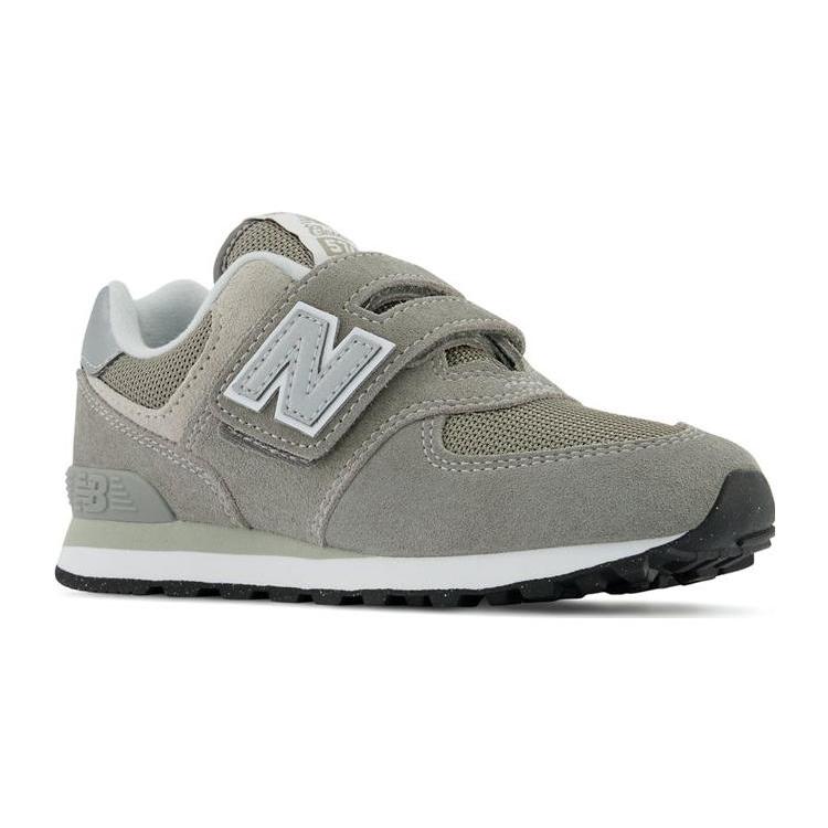 New Balance NB 574 Comfortable Abrasion Resistant Low top Kids Lifestyle Shoes Gray Kids' PV574EVG