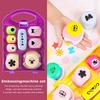 Creative Hole Punch & Paper Edge Scissors Kit - Various Flower Shaped Mini Embossing Punch For Children's DIY Greeting Card