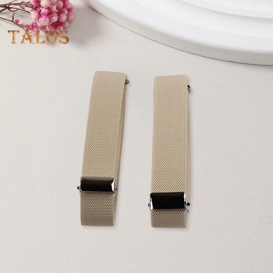 1 Pair Unisex Armband Adjustable 2.5CM Width Solid Color Leg Strap Elastic Shirt Sleeve Holder Arm Cuffs Bands Party Wedding Clothing Accessories