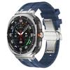 Luxury Sports Rubber Band for Samsung Galaxy Ultra Watch 47mm Curved End Silicone Strap for Samsung Ultra 7 47 47MM Men Bracelet