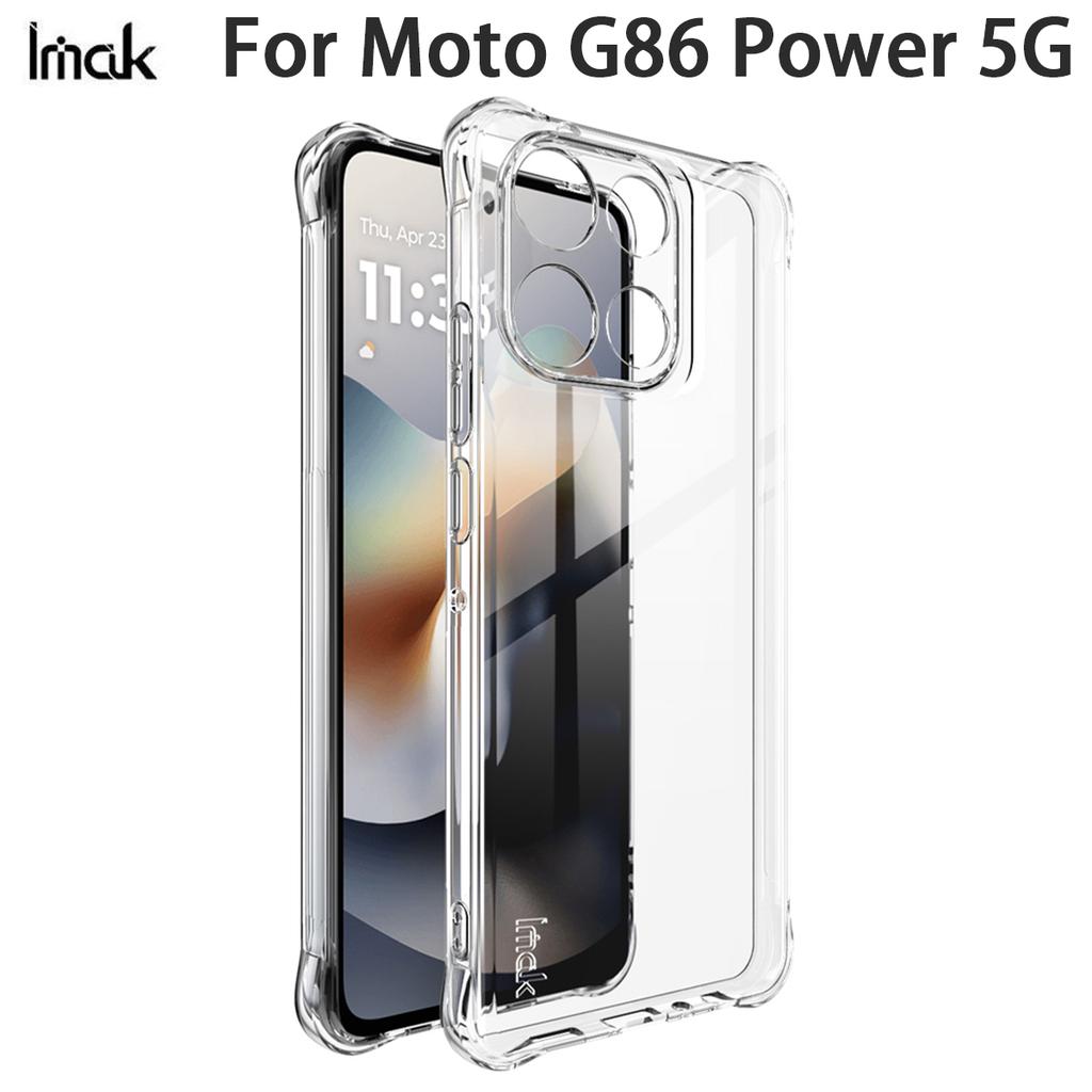 Pro Moto G86 Power 5G Pouzdro na telefon IMAK Nárazuvzdorné Měkké pouzdro