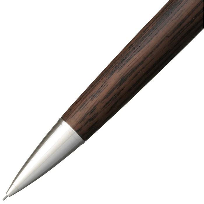 Mitsubishi Pencil Mechanical Pencil Pure Malt 0.5 Wood Barrel Premium M52005 Dark Brown
