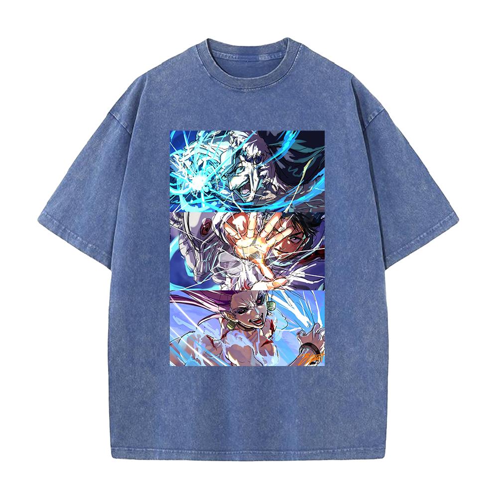 Hot Anime Jujutsu Kaisen Okkotsu Yuta Ishigoori Ryuu Clothing Men Women Tshirts Washed Cotton Tee Retro T-shirt Harajuku T Shirt