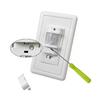 SLS 180 Degree Wall-Mounted Infrared Motion Sensor Light Switch Single Pole PIR Detector Human Body Movement ABS PC Durable 9m