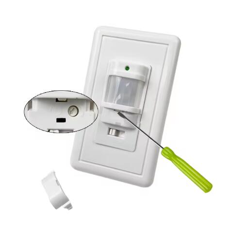 SLS 180 Degree Wall-Mounted Infrared Motion Sensor Light Switch Single Pole PIR Detector Human Body Movement ABS PC Durable 9m