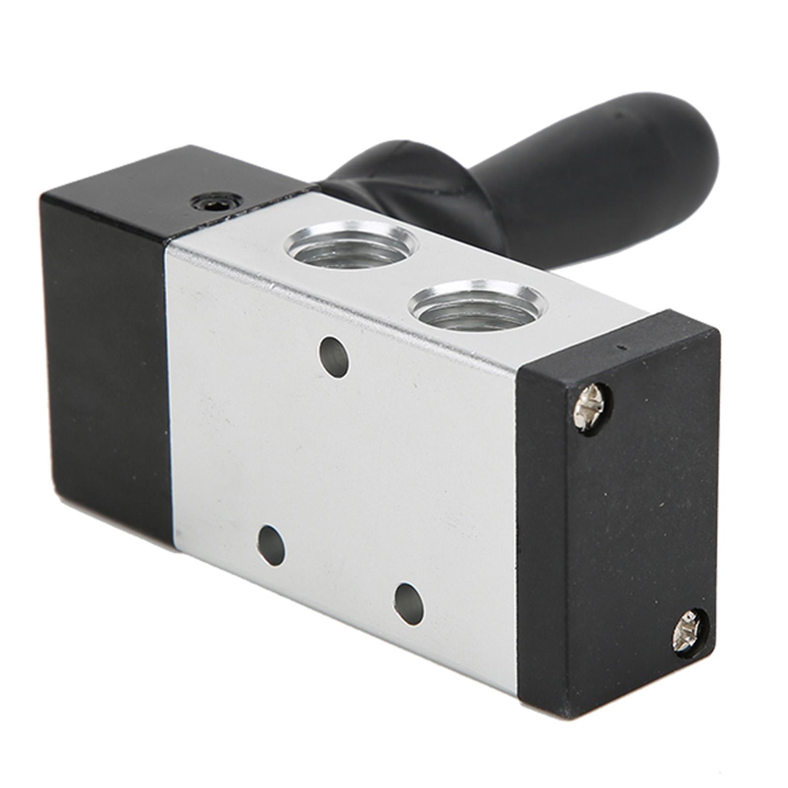 

Пневматичний клапан ручного керування 5-портовий 2-позиційний клапан з ручним важелем 0 0,8 МПа (4H210 08)