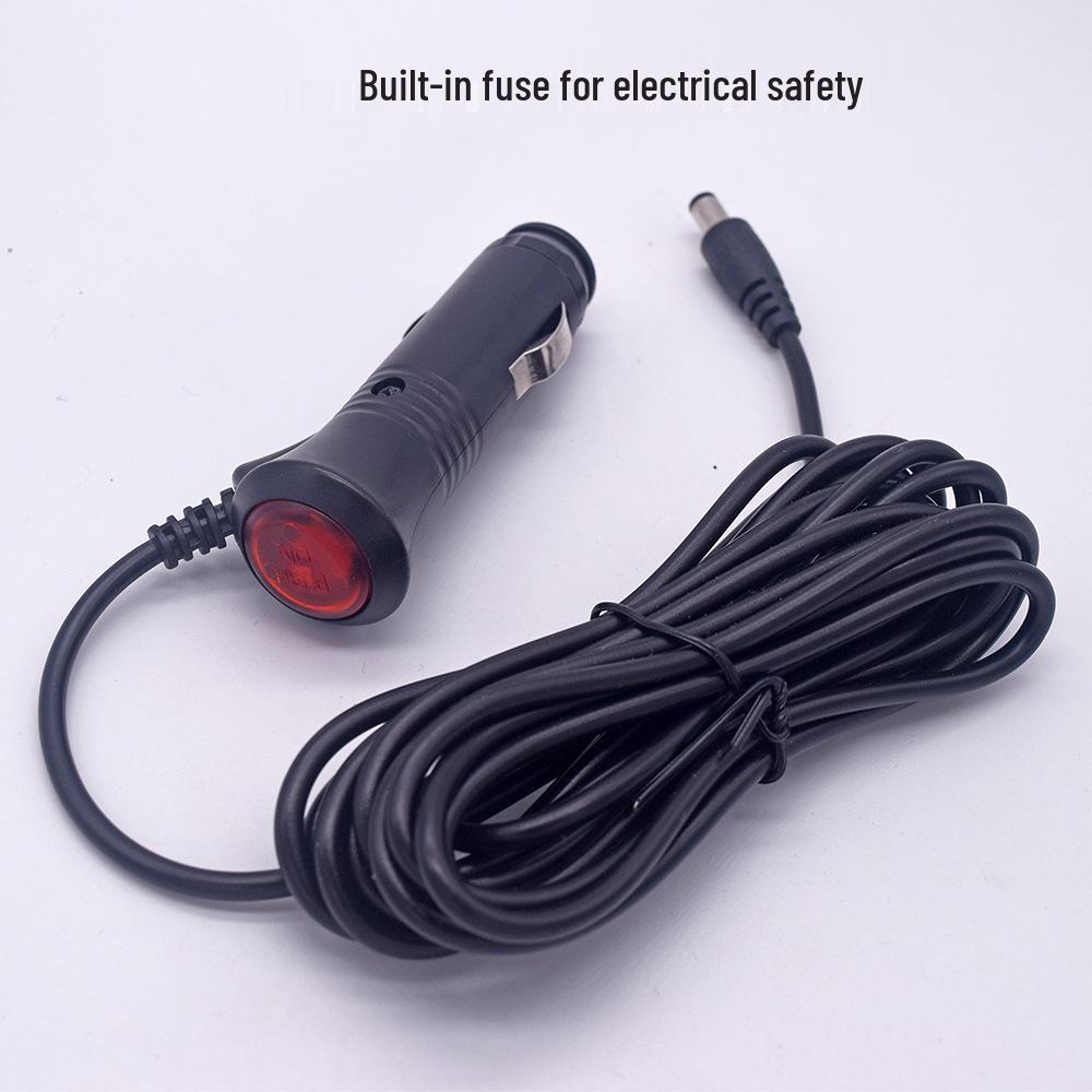 12V/24V Cigarette Lighter Subwoofer Switch Cable for Atmosphere Lights & Massager
