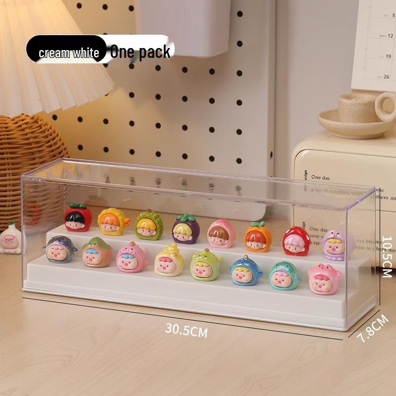 

Акриловая пыленепроницаемая витрина для маленьких украшений и фигурок - Прозрачная подставка и шкаф для хранения