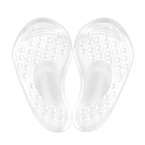 Doact Arch Support + Toe Pad, 2-Piece Set for Flat Feet, Arch Support, Prevents Forward Slippage, High Arch Support, Soft Gel Pads, Shock Absorption,