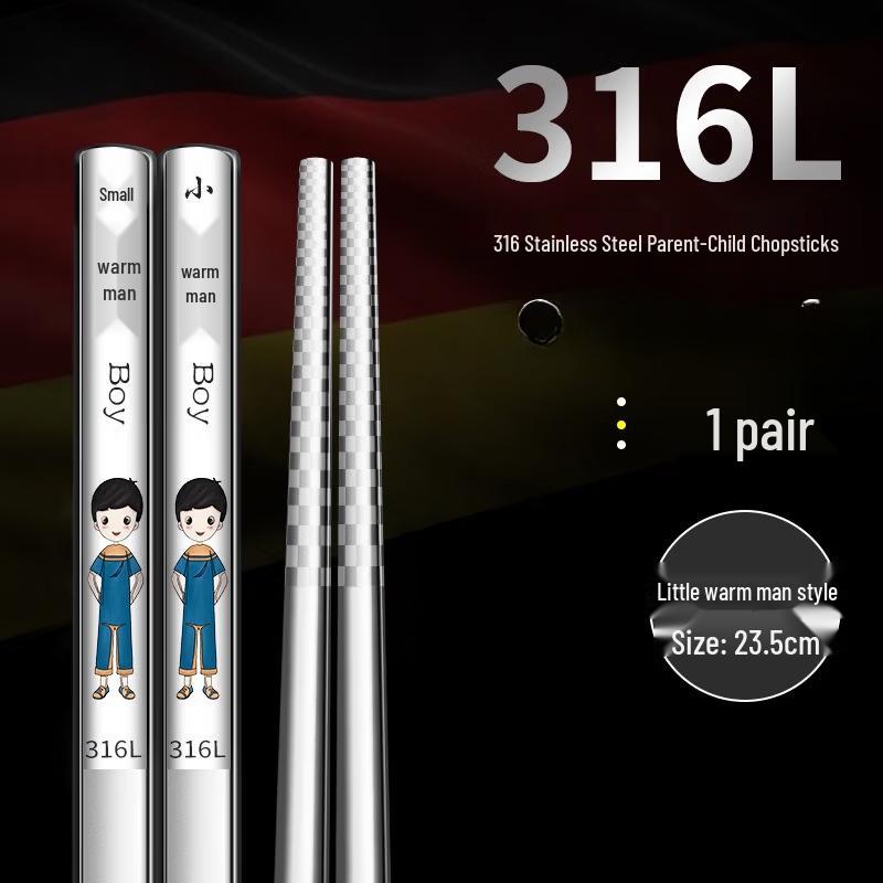 

Ru Han 316 Stainless Steel Chopsticks for Family
