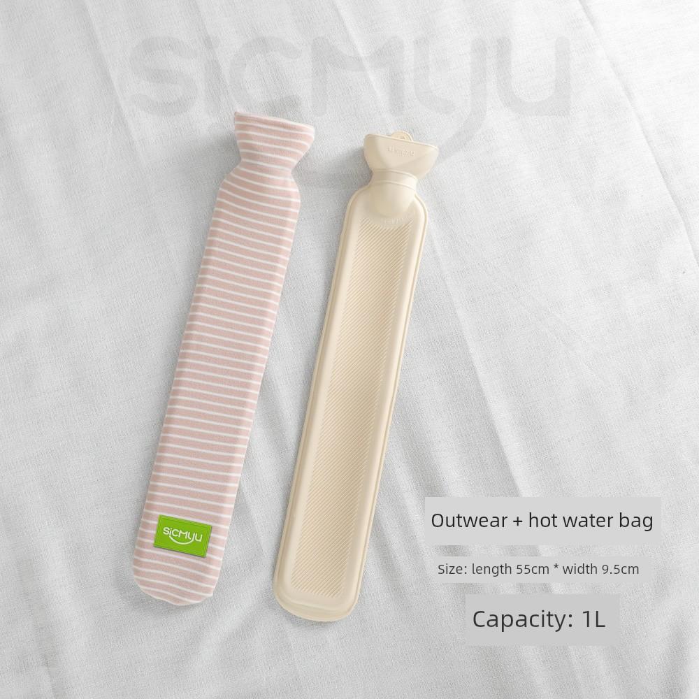 Super Long Hot Water Bag, Bed Warmer for Bed, X-long Extra Large Warm Feet, Winter Thermal Insulation Water Injection Warm Water Bag