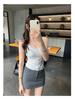 French Lace Splicing Sleeveless Camisole - Women's Summer 2026 Thai Style