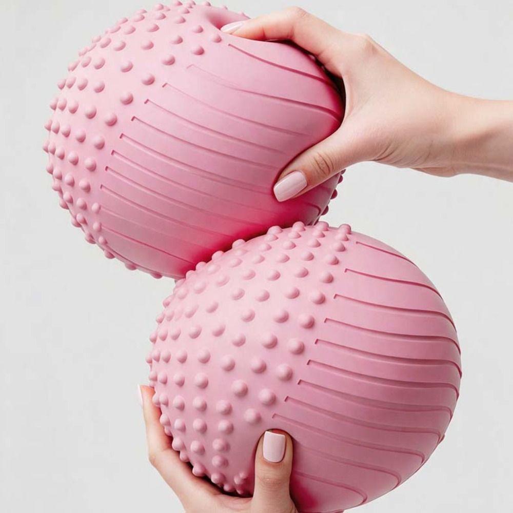 25cm Ergonomischer Yogaball Aufblasbarer Fitness-Pilates-Ball Haushalts-Pilates-Trainingsball Damen