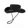 Unisex Letní Outdoorový Klobouk Bucket Hat Ochrana proti UV Široký Okraj Turistika Kempování Sluneční Klobouk Pro Muže Ženy Jednobarevný Skládací Panama Kšilty