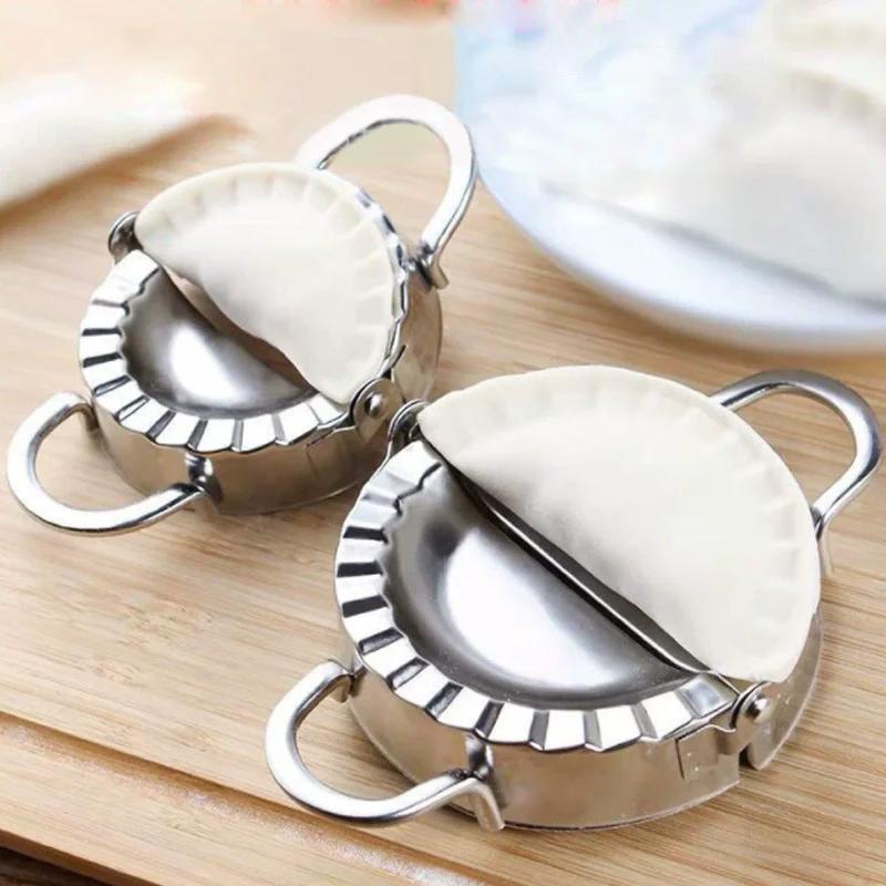 Hersteller Zubehör Edelstahl Teigtaschen Werkzeug Teigtaschen Form Haushalt Manuelle Presse Küche Gebäck Backen Teigtasche