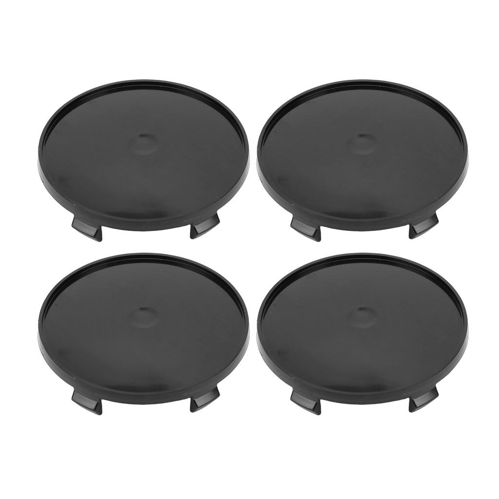 4 Stück Radnabenkappe Wasserdicht Multifunktional 68,5mm Außendurchmesser 64mm Innendurchmesser Stilvoll Automobil Zentralnabe Kappe Schwarz