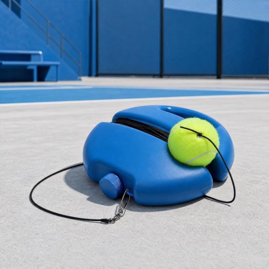 1/2Pcs Tennis Trainer with String Ball, Portable Tennis Solo Practice Rebounder, Tennis Ball Training Equipment for Beginner