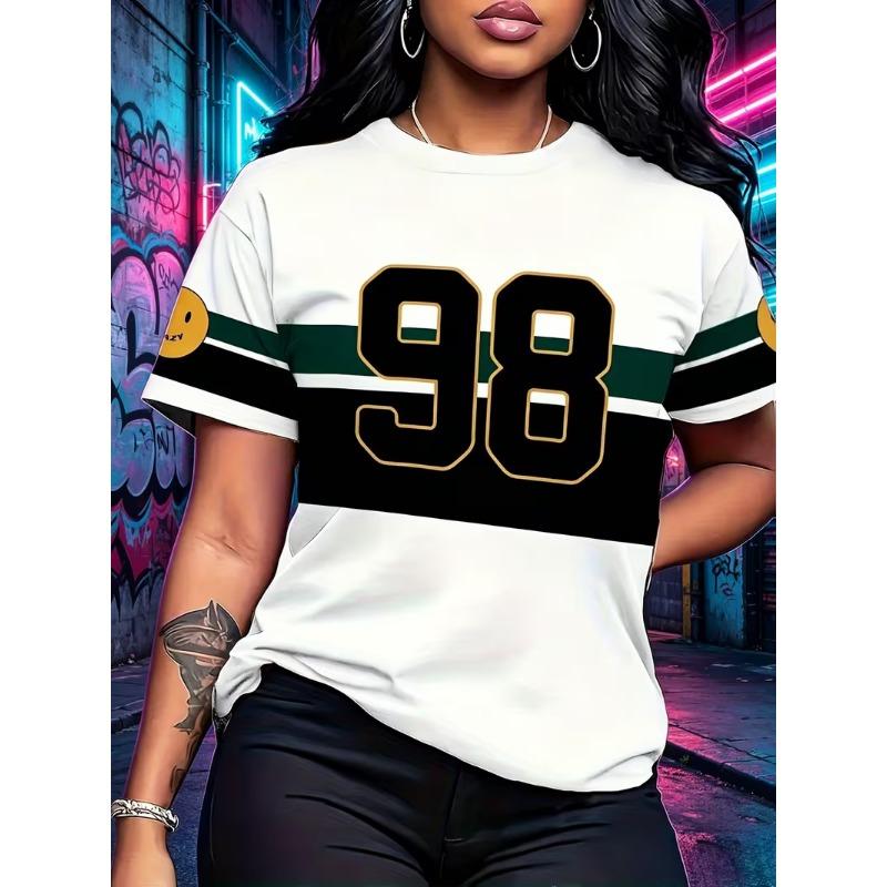 Casual Dames T-shirt met Korte Mouwen