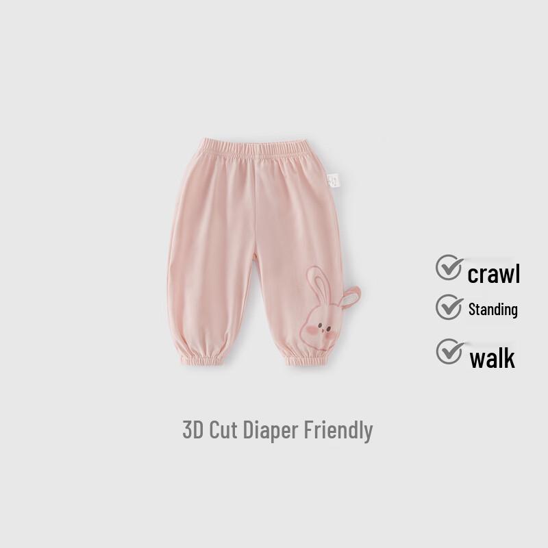 JELLYBABY Girls' Little Rabbit Cotton Blend Casual Long Pants