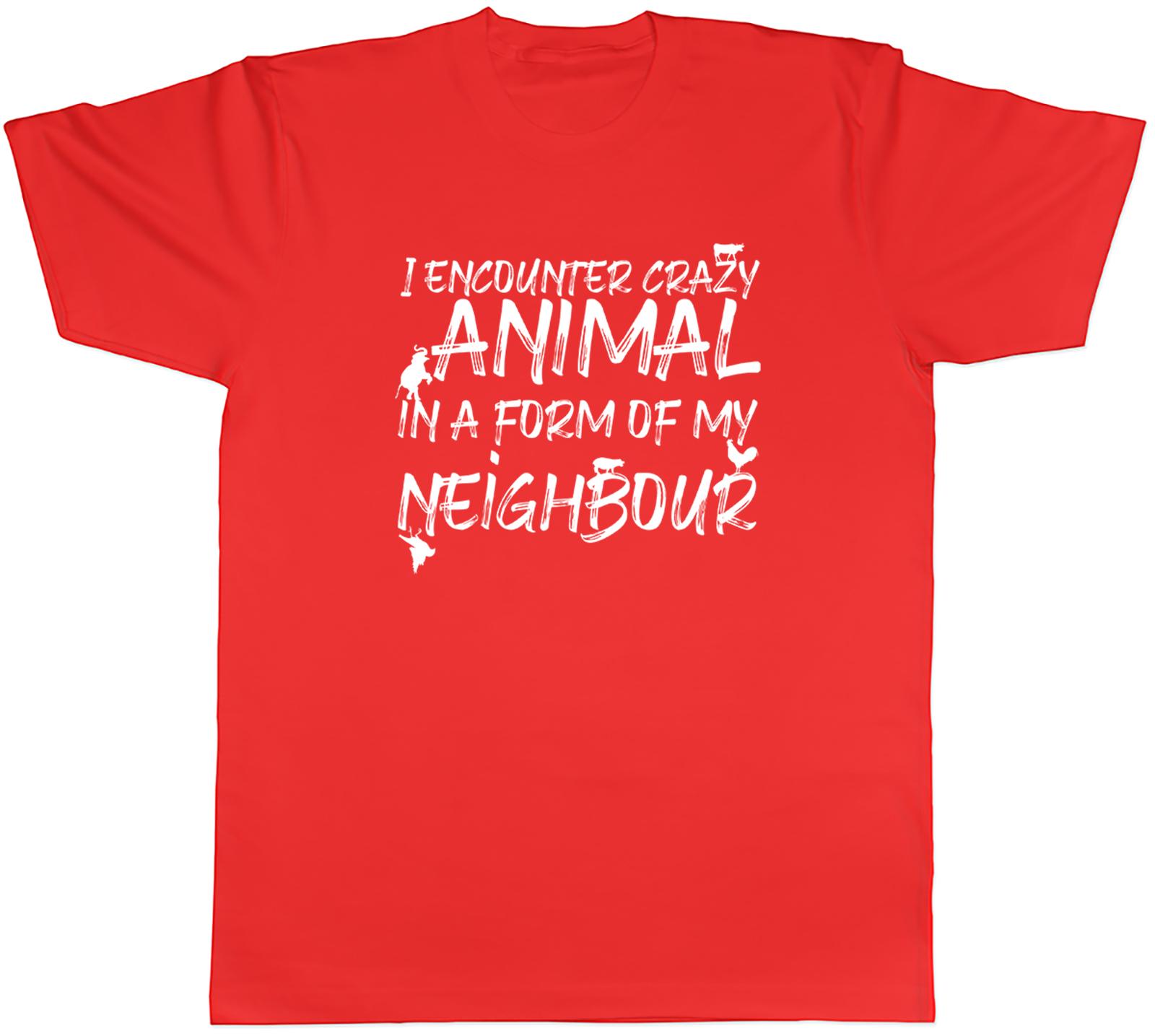 Personalised Encounter Crazy Animal Form Of My Neighbour Unisex Unisex TShirt Tee S