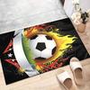 Crystal Velvet Football Sports Printed Area Rug Carpet for Bedroom, Living Room, Home Office Decor, Rugs Mat, Fashion Mat Rug for Bedside A2