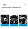 Steering Wheel Shift Paddles Trim for Golf 7 GTI/R Line, Tayron, Sagitar, Magotan, and Lamando
