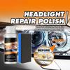 Headlight Polishing Liquid Automatic Plating Refurbishment Repair Agent 50 ML Car Lamp Crystal Plating Refurbishment Sponge
