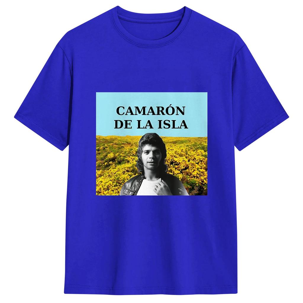 Camarone De La Isla Camiseta Playa Harajuku Camisetas Unisex 100 Algodón Cómodo Top Camisetas Manga Corta Ropa de Calle Tops