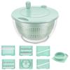 Vegetables Salad Spinner Vegetables Fruit Wash Basket Multifunc Dehydration Basket with Slicer Kitchen Gadget Salad Mixing Bowl