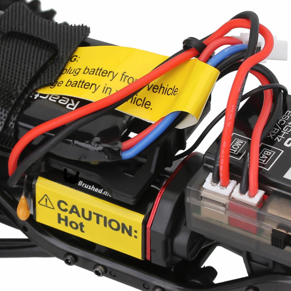 RC Bushed Motor High Torque 050 55T Motor with 11T Pinion Gear for AXIAL SCX24 1/24 RC Crawler Car