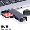 6 in1 OTG Card Reader USB 3.0 To Type C Micro USB Adapter Flash Drive Smart Memory Card Reader TF Camera Mini SD Cardreader