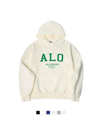 Alo Logo Oversized Fleece Hoodie (Soh4-3Al02)