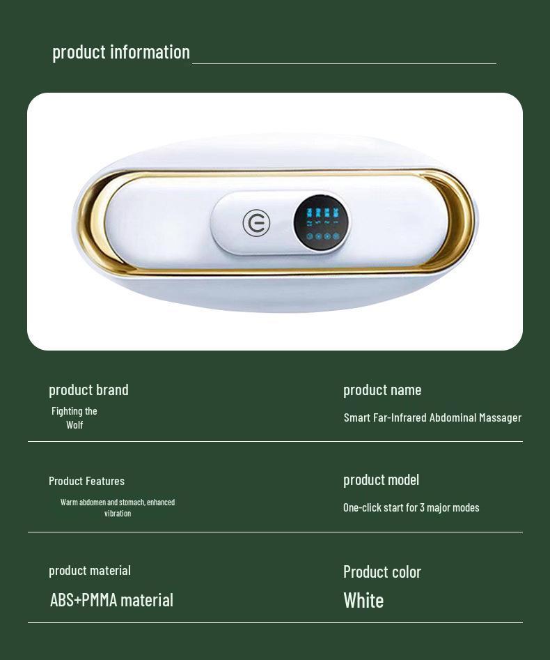 Vibrating Heating Waist Massager for Abdominal Fitness