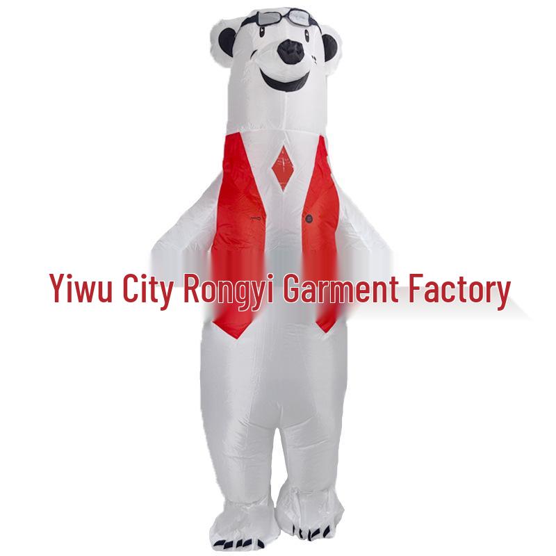 Patrick Star Clown Riding Dinosaur Inflatable Costume - Halloween Edition