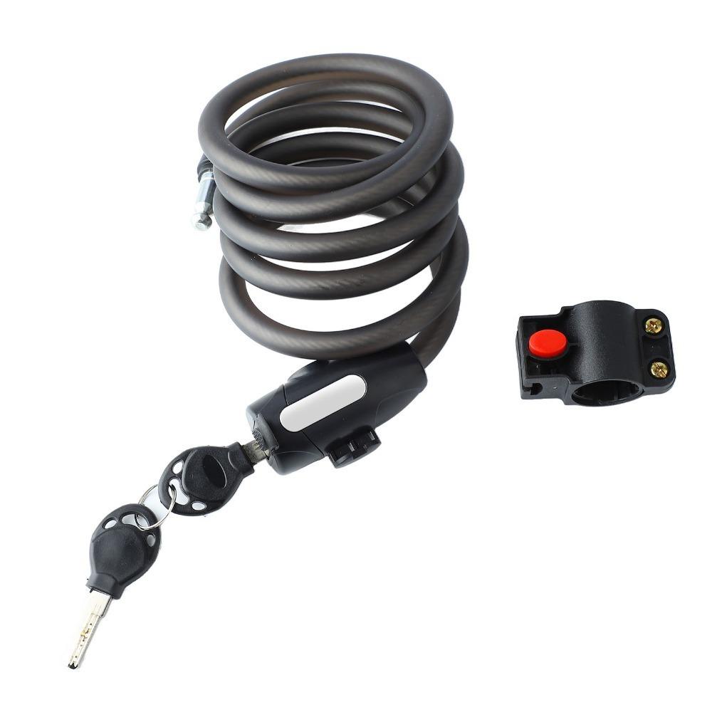 5.9 Feet Bike Cable Lock Heavy Duty Motorcycle Lock Durable Anti Theft Bicycle Lock Scooter