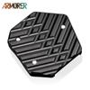 Motorcycle Accessories For SUZUKI GSR 750 GSR750 Kickstand Foot Side Stand Extension Pad Support Plate 2011 2012 2013 2014