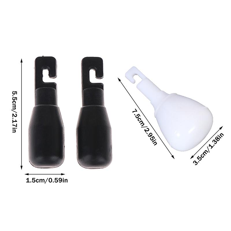 1/2/3 Pcs Rolling Ball Cane Tip Rolling Ball Hook Cane Tip Hook Type Cane Tip Replacement Accessory For Blind Walking Stick