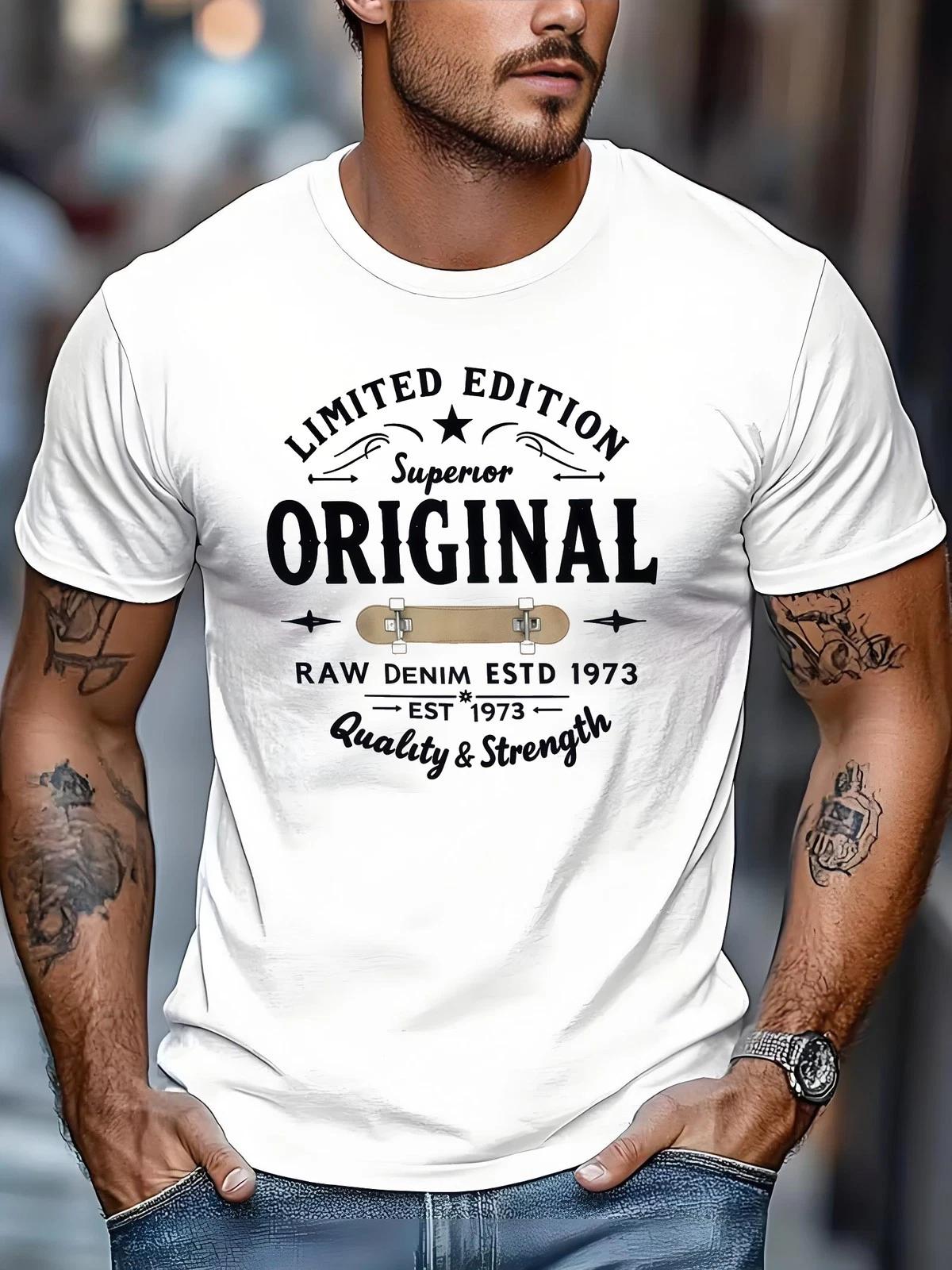 Limited Edition Original 1973 Vintage Birthday Graphic T-Shirt Gift Tee XXXXL