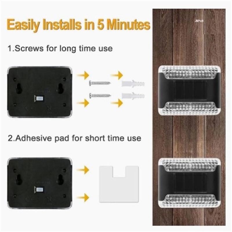 Solar Wall Light Outdoor Waterproof Up Down Luminous Lighting Garden Decorative Solar Lamps Stairs