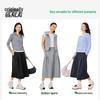 BENLAI Women's Easy-Care A-Line Midi Skirt