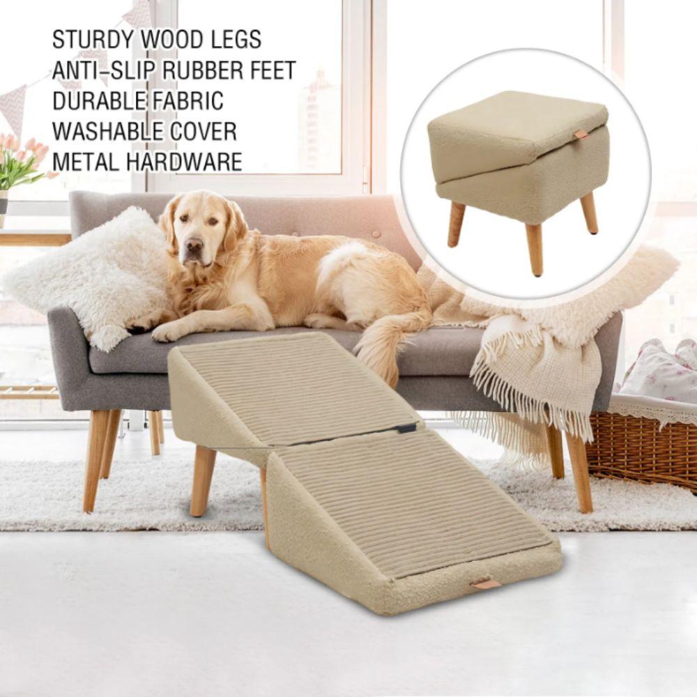 Foldable Cat Vehicle Ramp Non-Slip Foldable Dog Ramp Cat Ramp Non-Slip Pet Ramp Dog Bed Use