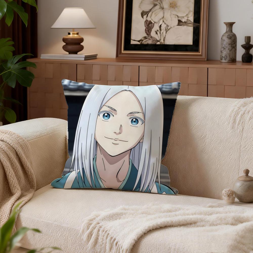 The Blue Wolves Of Mibu Cushion Cover Cushion Cover Set 4Pcs 50X50 45X45 40X40 Pillowcase Decorative Sofa Home Decor
