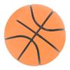 Basketball Toy Stress Relief High Elasticity Portable Rubber Play Ball for Pet Interaction Desktop Ornament Brown