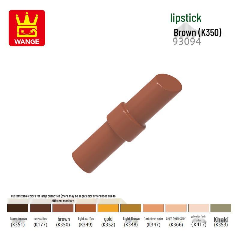 

Wange Toys DIY Small Particle Lipstick Building Blocks Set 93094 - Educational Assembly Kit 50g (~384 pcs)